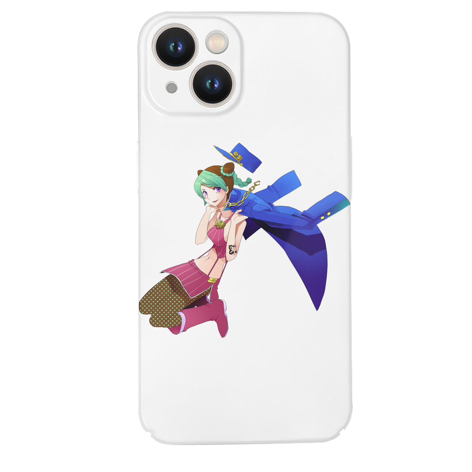 （画像用） "ジョジョの奇妙な冒険 くうじょう ジョリーン JoJo's Bizarre Adventure Jolyne Cujoh " 【iPhone 14シリーズ対応】ハードケース